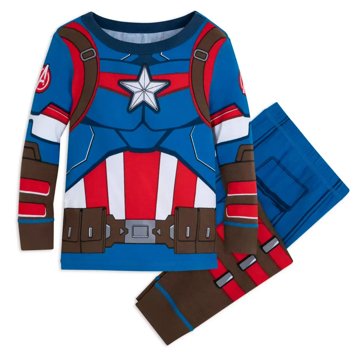 Captain America Costume PJ PALS for Kids