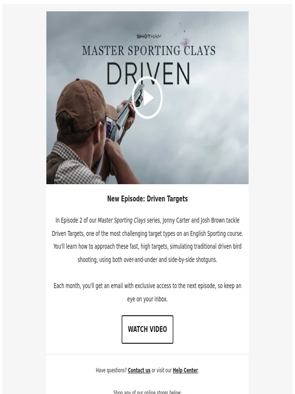 ShotKam - New Training Video: Driven Targets