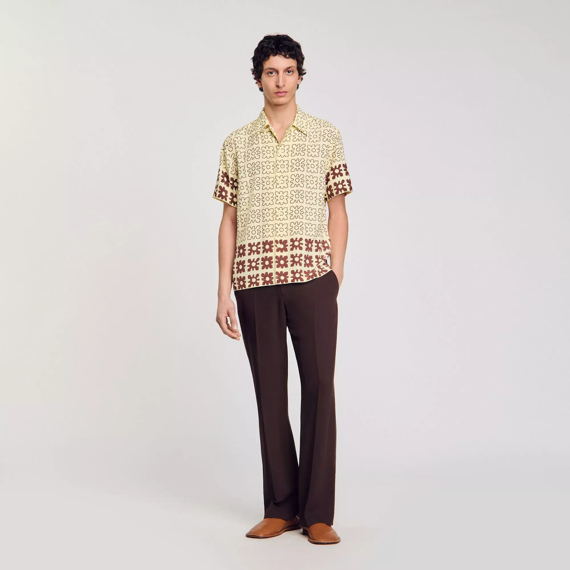 Sandro Floral motif shirt - male - M