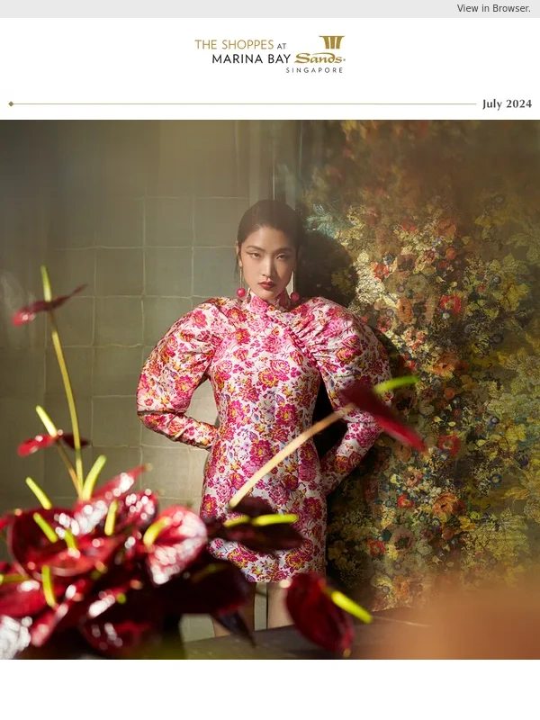 Marina Bay Sands - The Shoppes | Receive up to $100 Resort Dollars when you shop