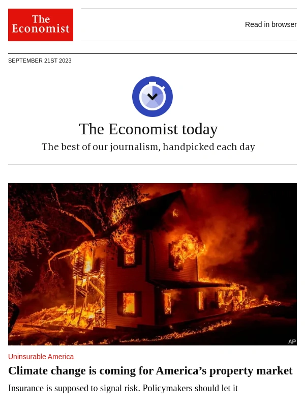 Economist Subscription - The next big risk to America’s property market