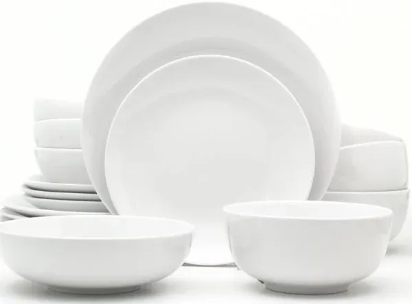 Euro Ceramica Essential 16-Piece Dinnerware Set