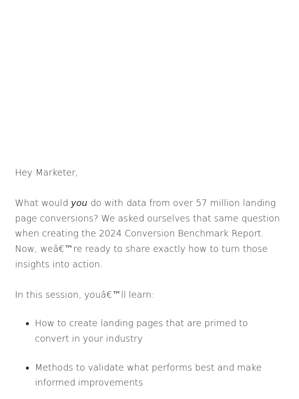 Unbounce -  Create campaigns that convert ?