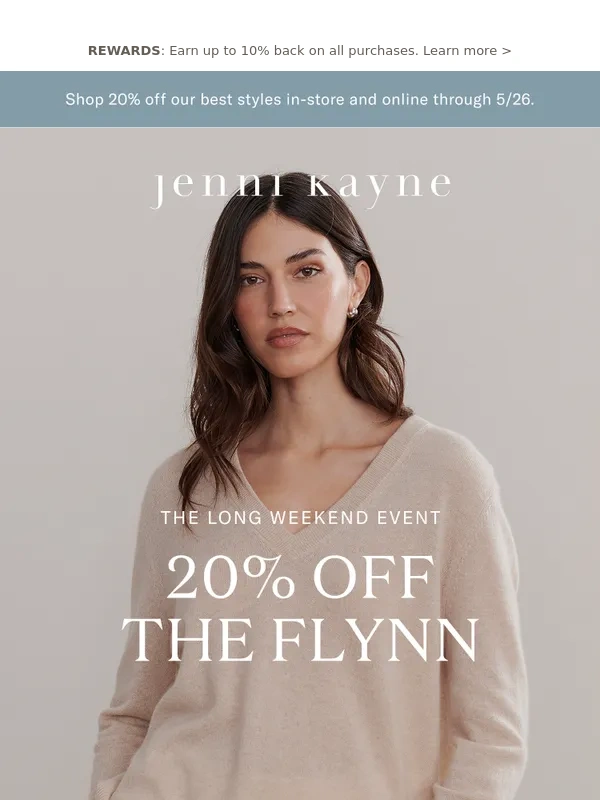 Jenni Kayne - Now 20% Off: Our Best-Selling Flynn