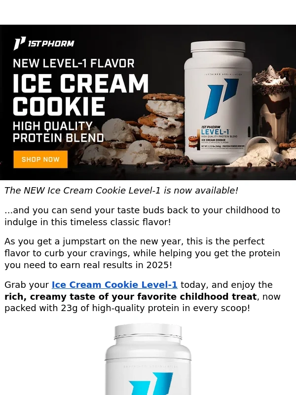 1st Phorm - Send your taste buds back to your childhood ?