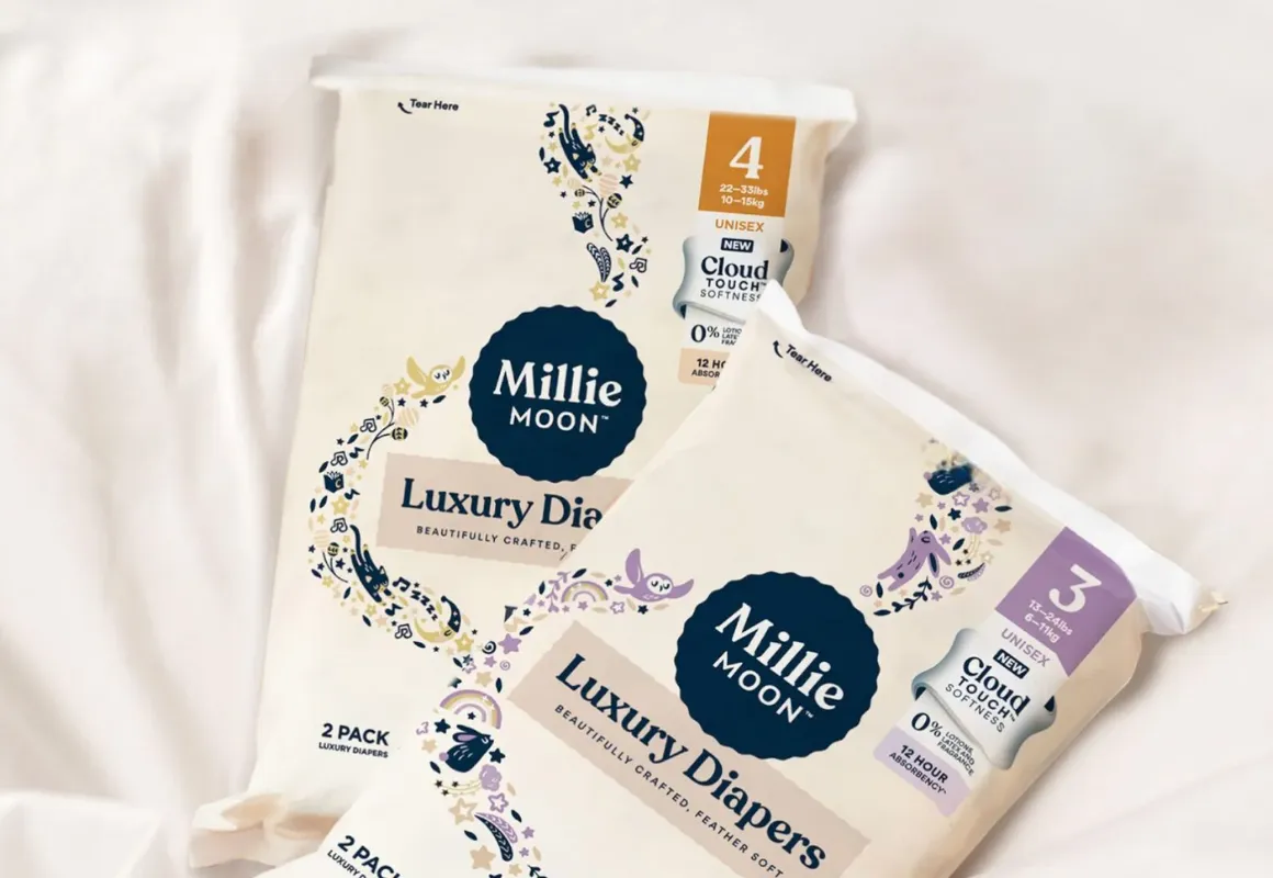 Free Millie Moon Diaper Sample, Size 3