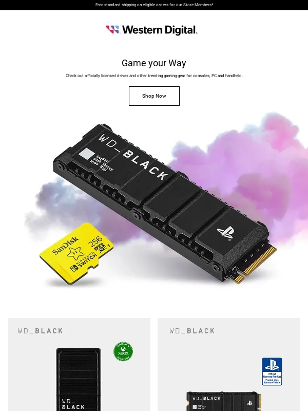 Western Digital_old - Everything you need for faster,better gaming is here ?