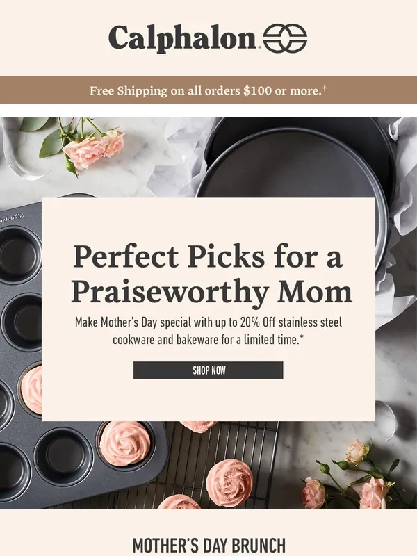 Calphalon - Last Chance: Up to 20% Off for Mother's Day