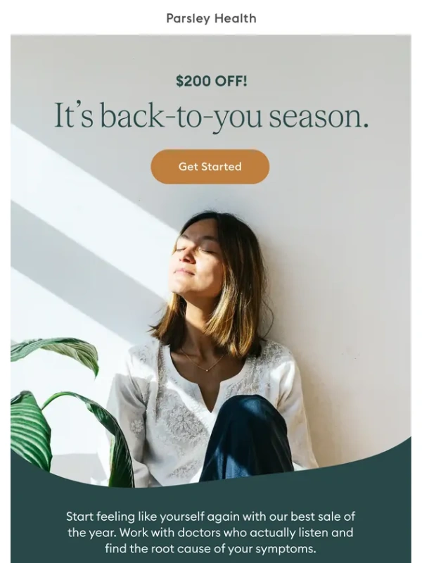 Parsley Health - Wish you could feel like yourself again?