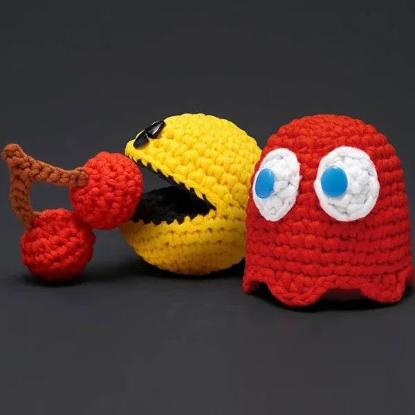 The Woobles Pac-Man Crochet Bundle for Beginners
