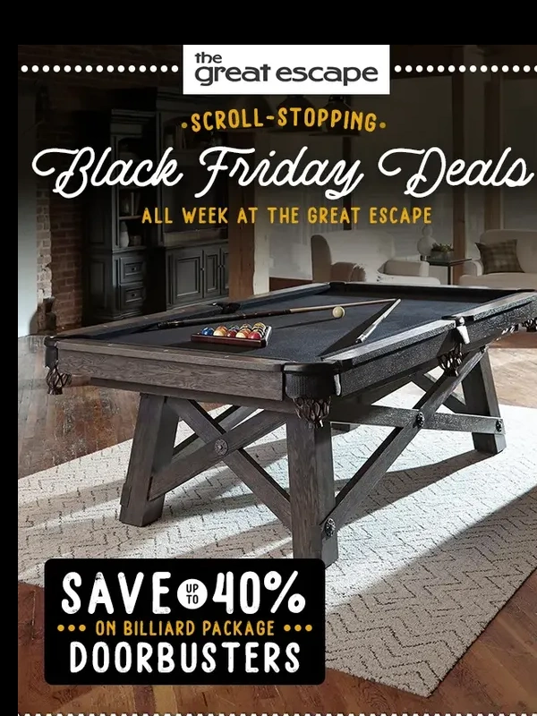 The Great Escape - Black Friday at The Great Escape