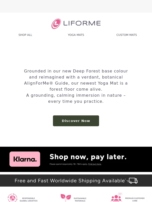 Liforme - Mindful Garden,meet Deep Forest ??