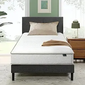 ZINUS - 8 Inch Foam and Spring Hybrid Mattress, Twin, Medium Firmness, Fiberglass Free, Durable Support