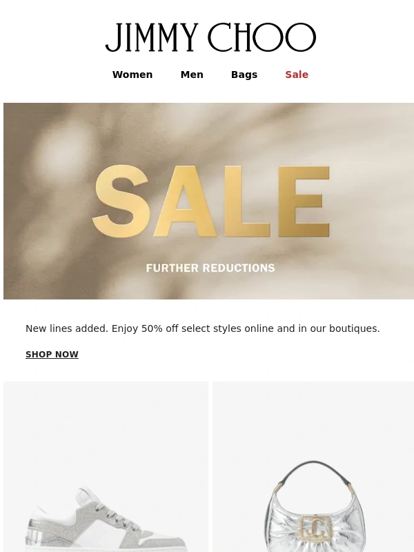Jimmy Choo Shoes - Further Sale Reductions | Enjoy 50% Off