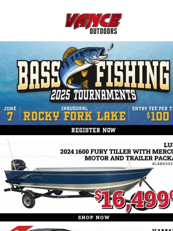 Vance Outdoors - ? Summer Boat Deals Are Here – Save on 2024 Models!