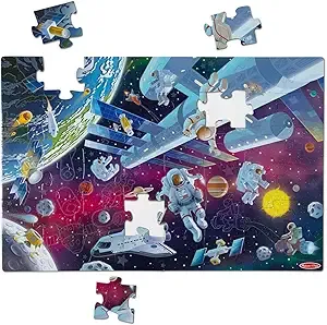 48-Piece Melissa & Doug Outer Space Glow-in-the-Dark Floor Jigsaw Puzzle $7.00 + Free Shipping w/ Prime or on $35+