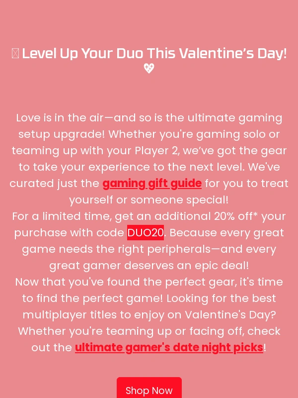 HyperX - ? Early HyperX Valentine’s Treat: Grab Your Exclusive Coupon Code! ?️?