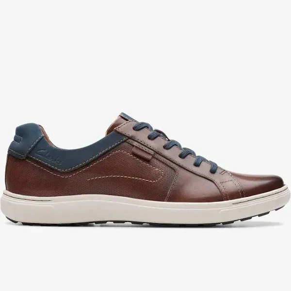 Clarks Mens Mapstone Lace Brown Leather Shoes in Size 10 Standard