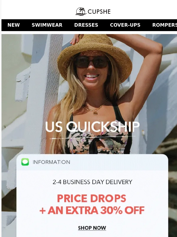 Cupshe - 30% Off QuickShip Items