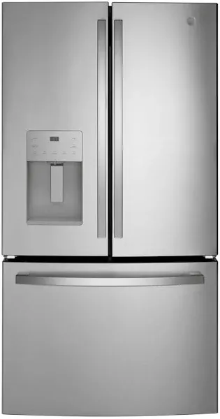 GE 20.6 Cu. Ft. Fingerprint Resistant Counter-Depth French-Door Refrigerator GYE21JYMFS