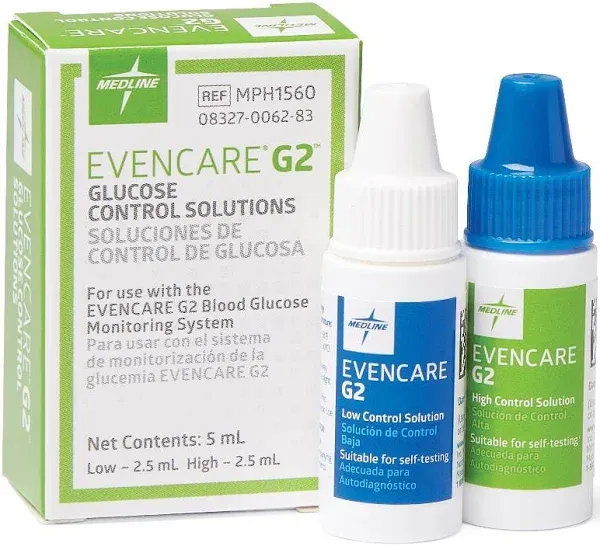 EVENCARE G2 High Low Glucose Control Solution