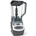 Ninja BL660 Professional Compact Smoothie & Food Processing Blender, 1100-Watts, 3 Functions -for Frozen Drinks, Smoothies, Sauces, & More, 72-oz.* Pitcher, (2) 16-oz. To-Go Cups & Spout Lids, Gray