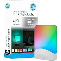 GE Color-Changing LED Night Light Dusk to Dawn Sensor