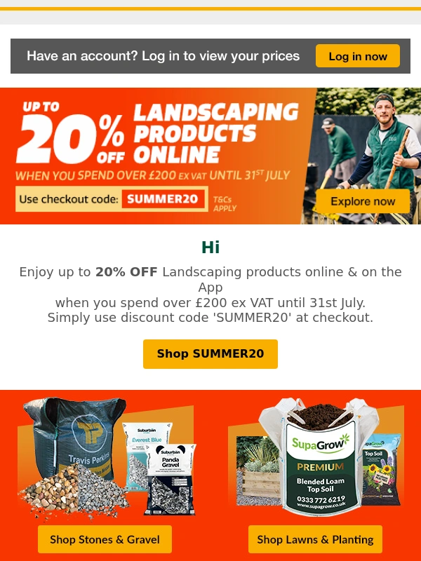 Travis Perkins - ? Up to 20% OFF Landscaping