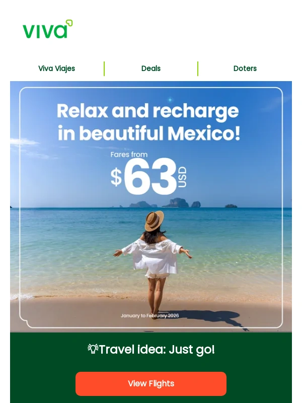 VivaAerobus - Getaway plans? We’ve got deals?