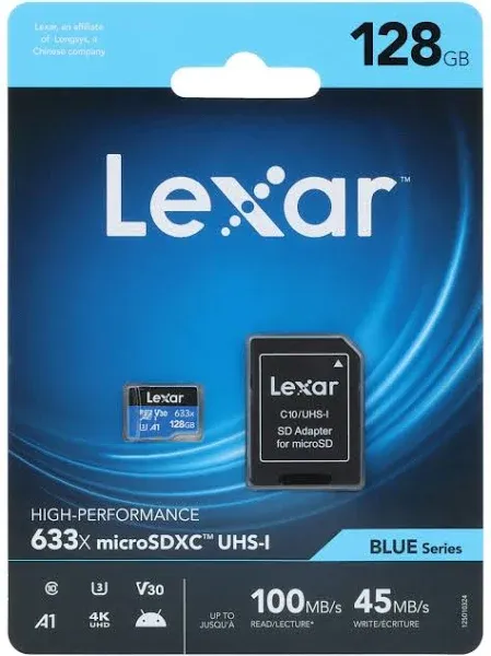 Lexar High-Performance microSDXC UHS-I Card