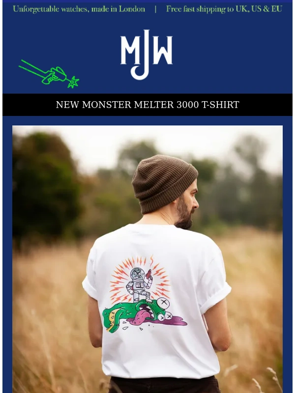 Mr Jones Watches - A new t-shirt has landed ?