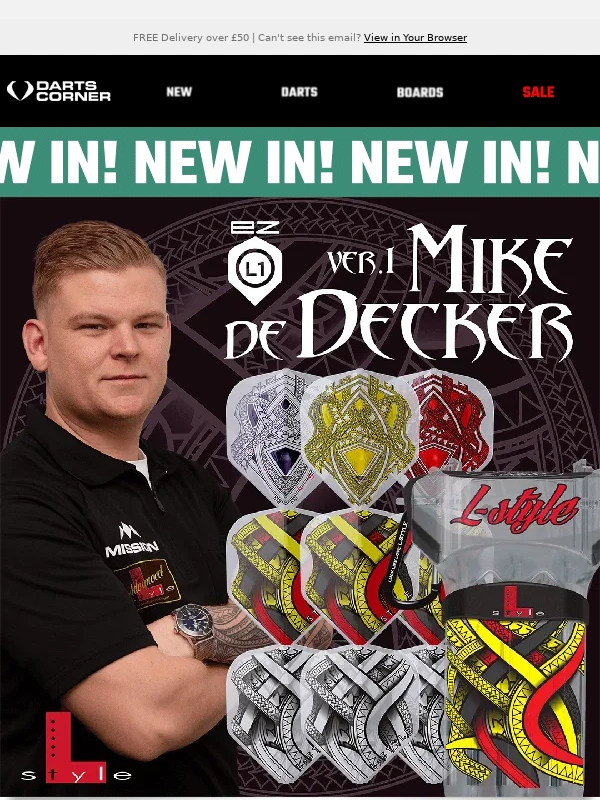 Darts Corner - Just Dropped: Mike De Decker L-Style ?