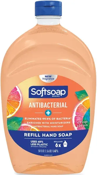 Softsoap Antibacterial Crisp Clean Liquid Hand Soap