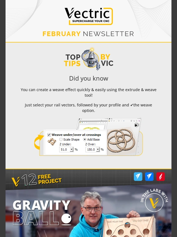 Vectric - Gravity Ball Game,Maple Live Edge Model Project,Fantasy Shield Models Coming Soon,EasyCarve OUT NOW