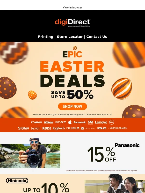 DigiDirect - ? Final Hours! digiDirect’s Epic Easter Sale Ends Tonight ?