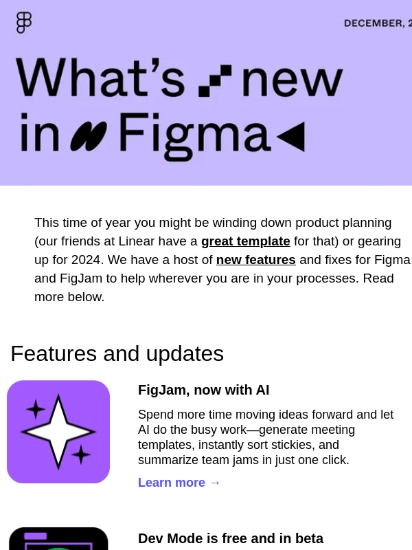 Figma - Features and fixes for all