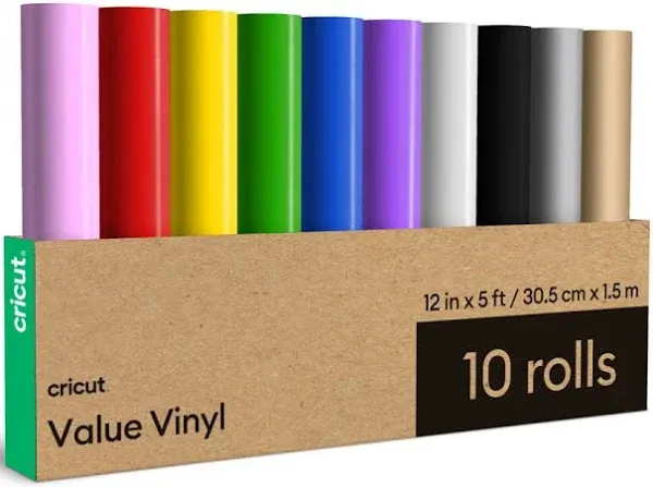 Cricut Value Rainbow Sampler Vinyl