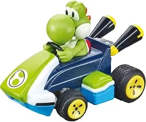 Carrera Nintendo Mario Kart 2.4 GHz Mini Collectible Radio Remote Control Toy Car Vehicle - Yoshi