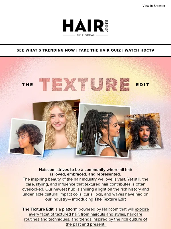 Hair - Embrace the Beauty of Textured Hair with The Texture Edit