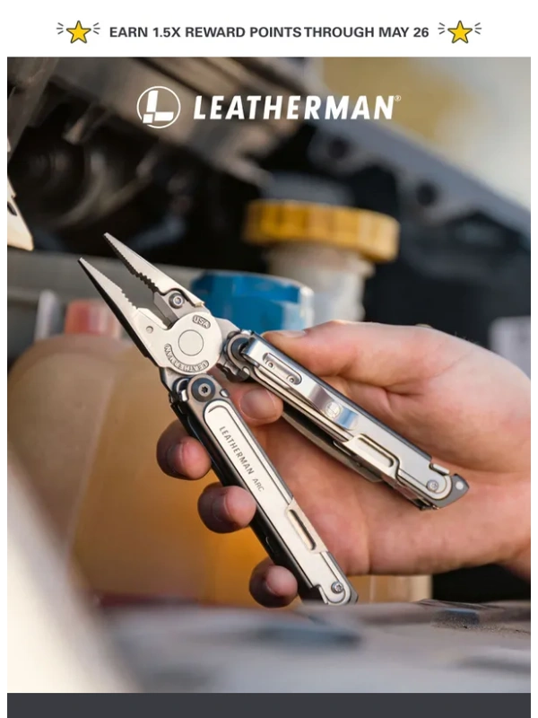 Leatherman - No typo. Save $20 on ARC