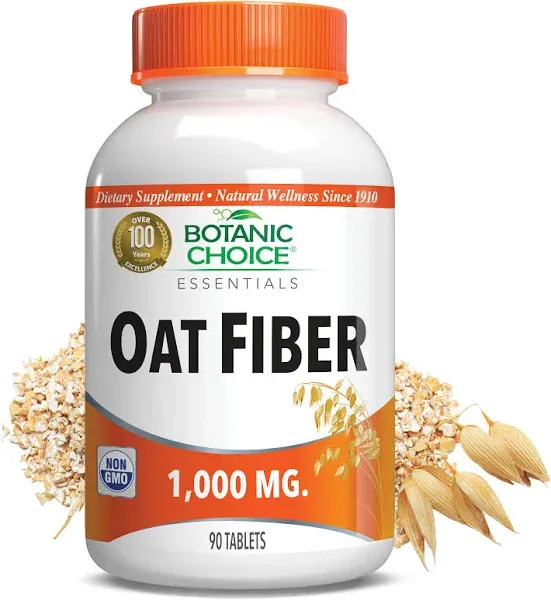 Botanic Choice Oat Bran 1000 mg Tablets