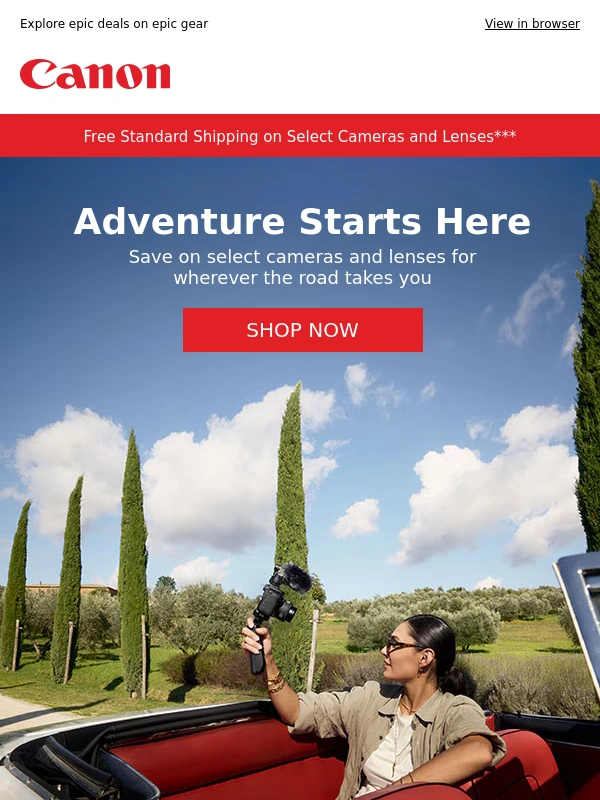 Canon - Save On Gear for Every Journey