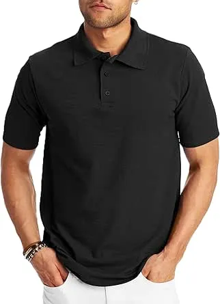 Hanes Mens X-Temp Short Sleeve Polo Shirt Midweight