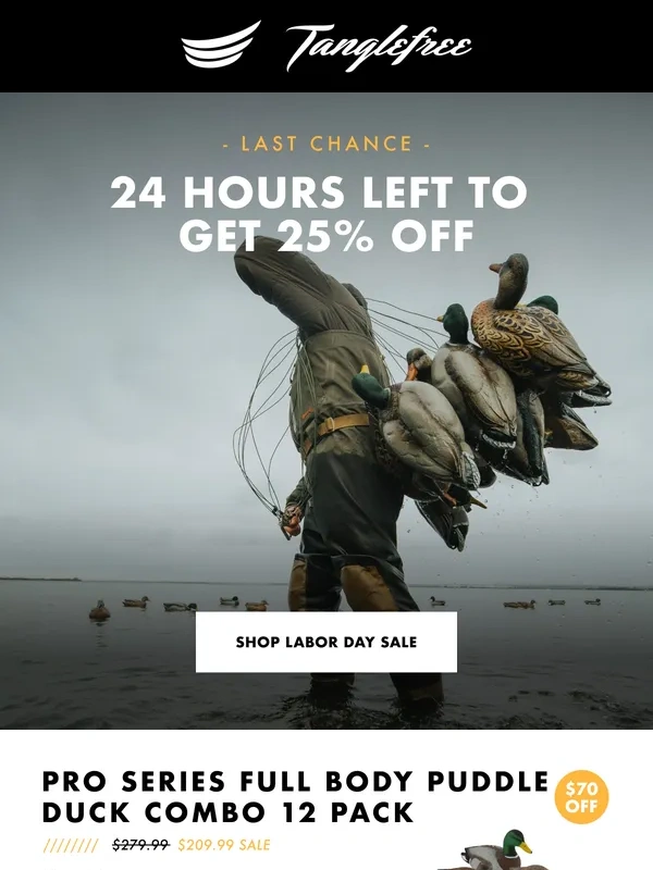 Tanglefree - Last Chance for 25% Off