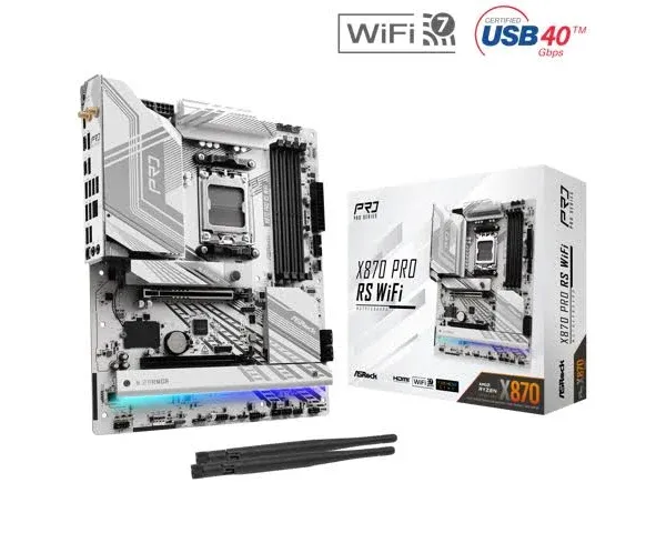 ASRock X870 PRO RS WiFi AM5 AMD ATX Motherboard $194.99 (After $20 Mail-In Rebate) + Free Shipping