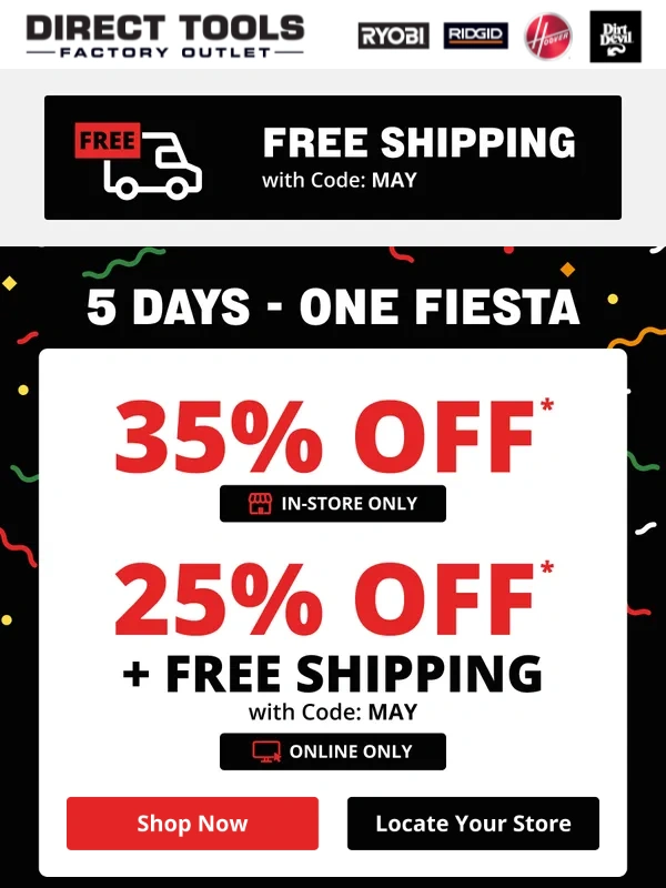 Direct Tools Factory Outlet - Breaking News! We'll Cover Shipping…
