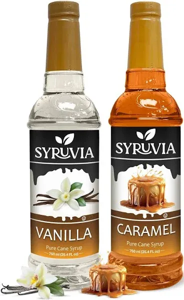 Variety Pack Vanilla and Caramel Syrup