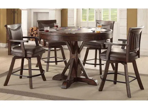 Eci Gettysburg 5-pc. Counter-Height Gaming and Dining Set
