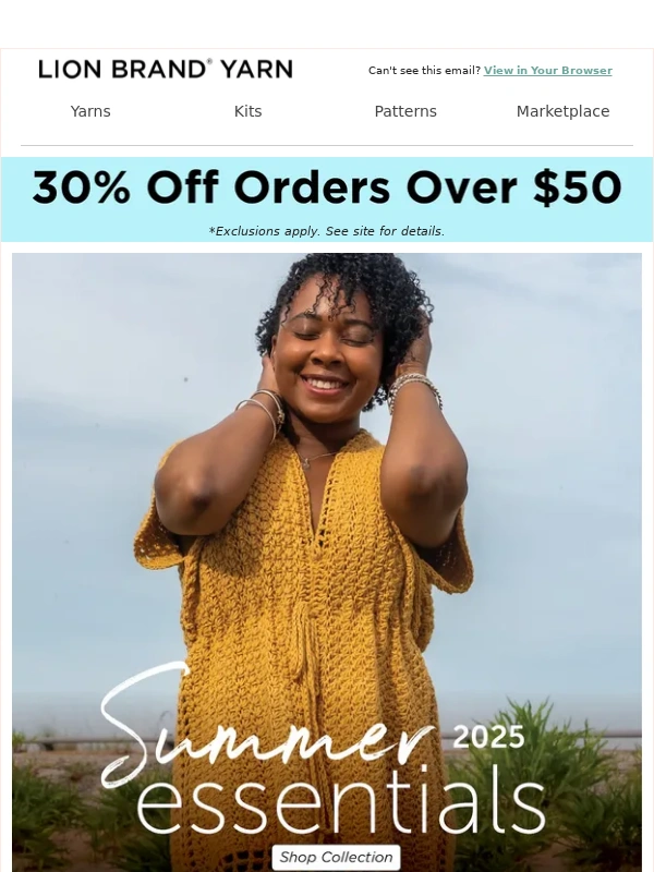Lion Brand Yarn - Your Summer Project Inspiration Is Here! ☀️
