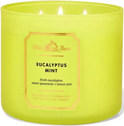 Bath & Body Works Eucalyptus Mint 3-Wick Candle